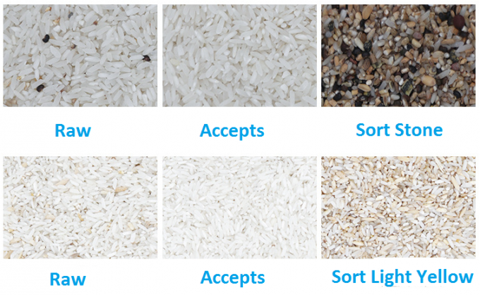 Multifunction Broken Rice Color Sorter Parboiled Rice Color Sorting Machine