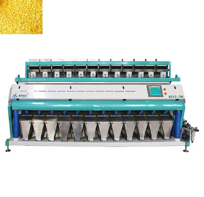 Multi Purpose Grain Wheat Sorting Machine Cereal Color Sorter 7kwh