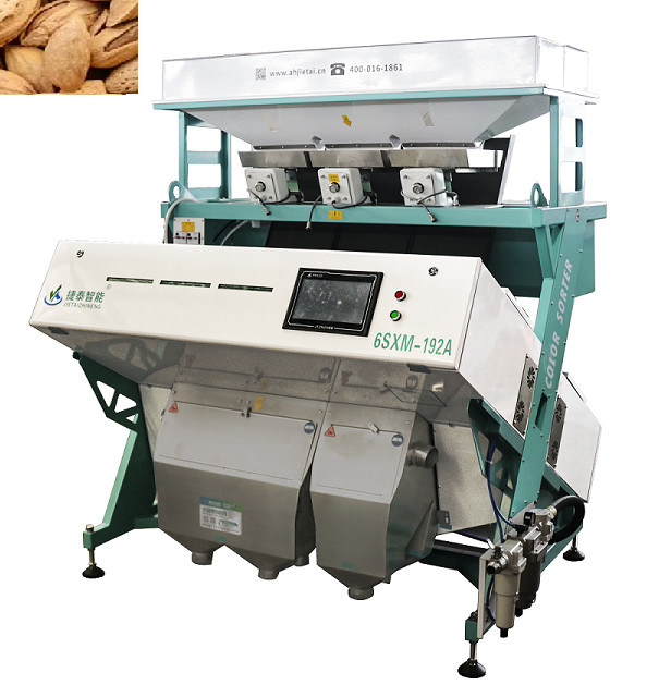 Humanized Cashew Nuts Color Sorter System With High Speed CCD Sensor