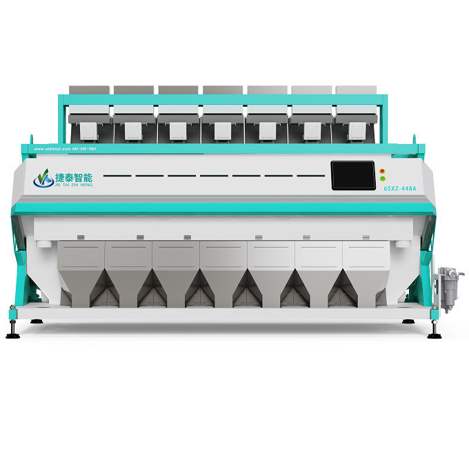 7 Chutes 448Channels Rice Color Sorter Machine For Rice Processing Line Use