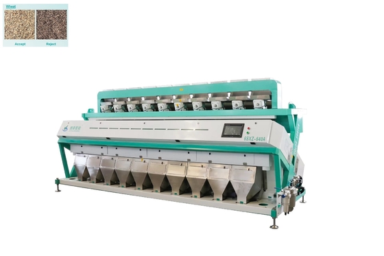 High Accuracy Wheat Corn Sorting Machine 10 Chutes 6kwh