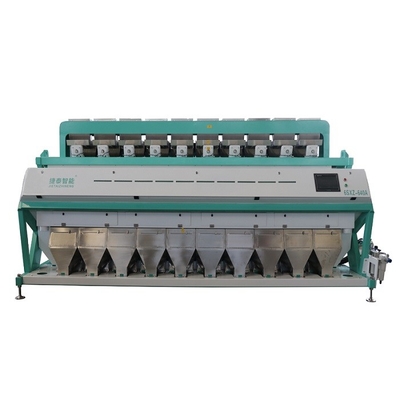CCD 10 Chutes Optical Color Sorter Machine For Cereals Nuts Beans