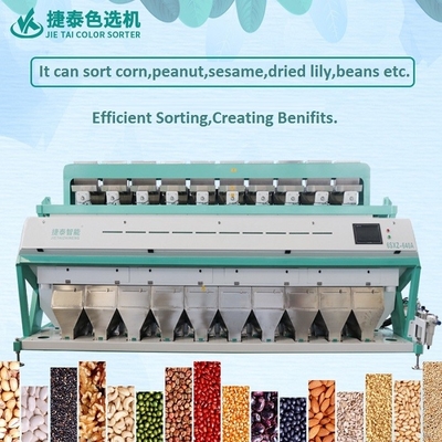 CCD 10 Chutes Optical Color Sorter Machine For Cereals Nuts Beans