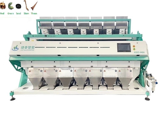 CCD RGB Peanut Rice Color Sorting Machine 7 Chutes