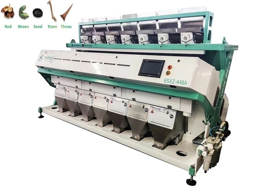 CCD RGB Peanut Rice Color Sorting Machine 7 Chutes