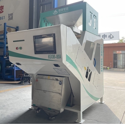 CCD PLC Corn Color Sorter Equipment For Mini Rice Sorting