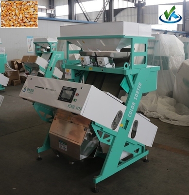 PLC Grain Color Sorter Machine For Size Sorting 12 Chutes