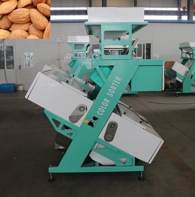 RGB CCD Nuts Color Sorter Multi Grain Sorting Machine 2 Chutes