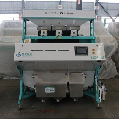 RGB CCD 3 Chutes 192 Channels Orange Rice Color Sorter Machine Low Consumption