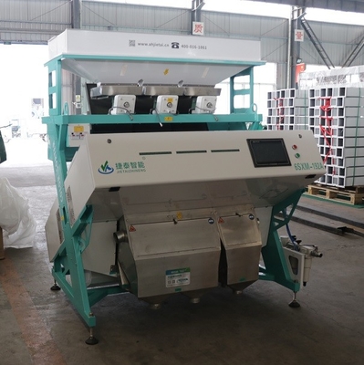 RGB CCD 3 Chutes 192 Channels Orange Rice Color Sorter Machine Low Consumption