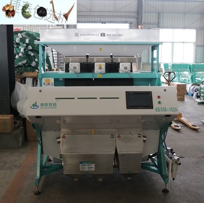 Multi core CCD 3 Chute Color Sorter For Red Pepper Garlic