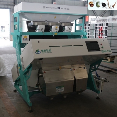 Multi core CCD 3 Chute Color Sorter For Red Pepper Garlic