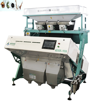 Multi core CCD 3 Chute Color Sorter For Red Pepper Garlic