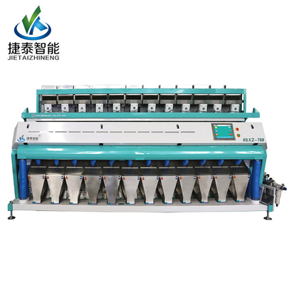 Intelligent 12 Chutes Peanut Color Sorter Machine Groundnut Sorting Machine
