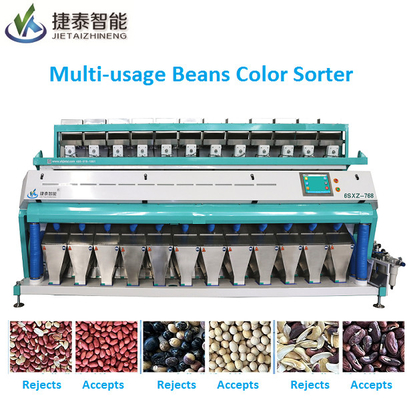 5400 Pixel RGB Full Colorful Beans Color Sorter For Peanut Soybean 2600kg