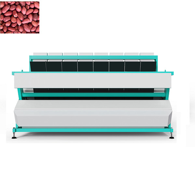 High Capacity Grain Peanut Color Sorter Blue White Color