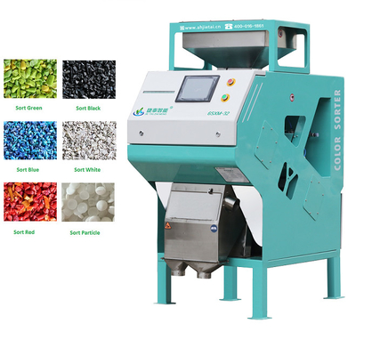 LED Light Industrial CCD Plastic Color Sorting Machine High Precision