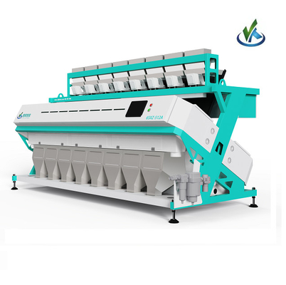 LED Source RGB CCD 8 Chutes Peanut Color Sorter Machine Intelligent