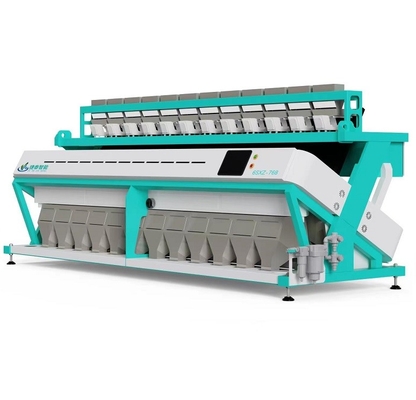 Intelligent CCD Coarse Cereals Maize Wheat Color Sorter Machine 12 Chutes