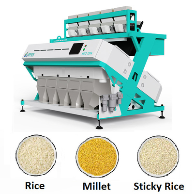 Black / Red / White Rice Millet Processing Machine For Rice Mill