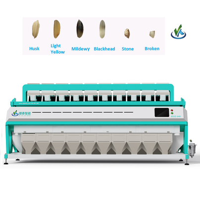 Rice / Corn / Maize Sorting Machine / Grains Color Sorter 8 - 16T/H