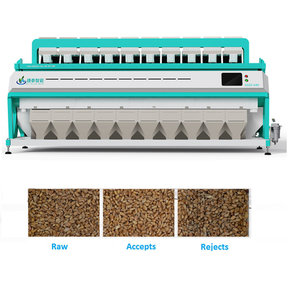 High Capacity Automatic Wheat Color Sorter Grains / Cereals Separation Machine